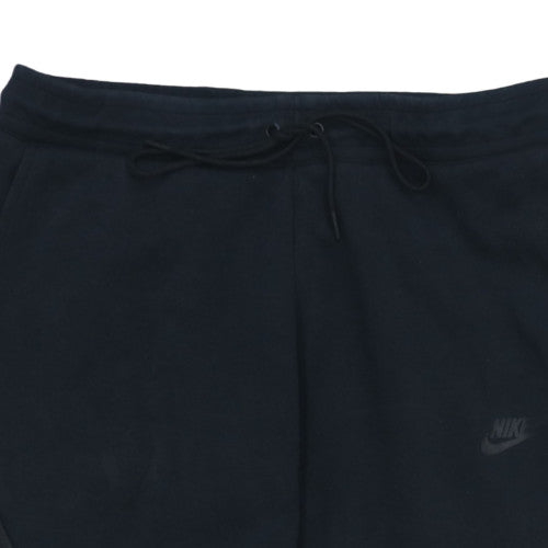 Nike Men's Black Jogger Fleece Trousers L Regular Fit