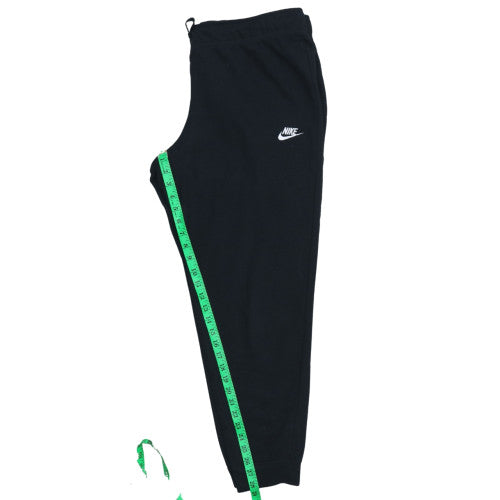 Nike Mens Black XL Fleece Jogger Trousers with Drawstring Waist