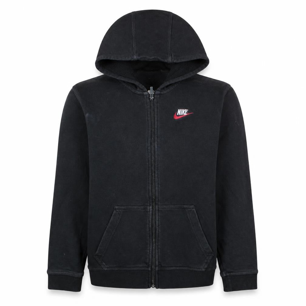 Nike Teens Black Full Zip Hoodie XL Classic Fit Fleece