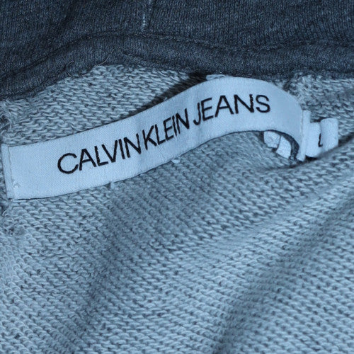 Calvin Klein Jeans Men's Grey Full Zip Hoodie Size M