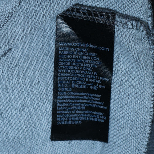 Calvin Klein Jeans Men's Grey Full Zip Hoodie Size M