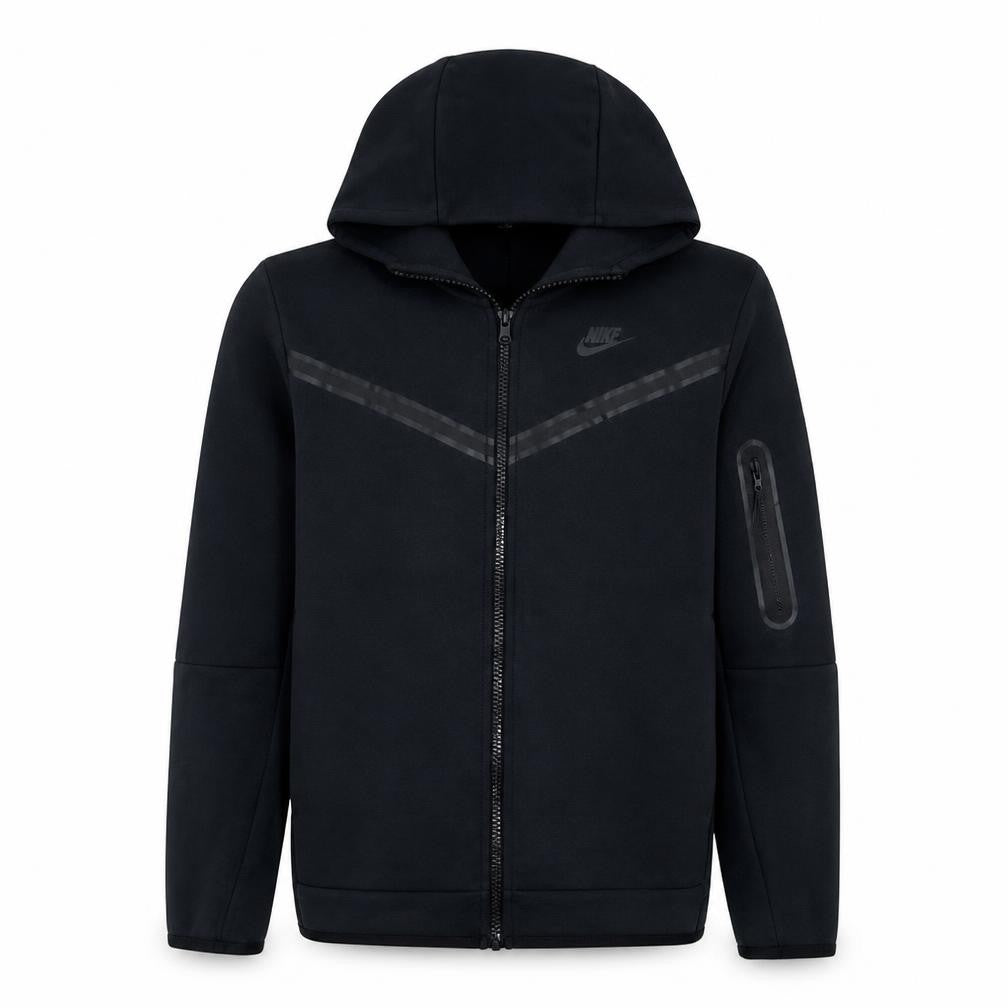 Nike Teens Black XL Full Zip Fleece Hoodie Sweatshirt