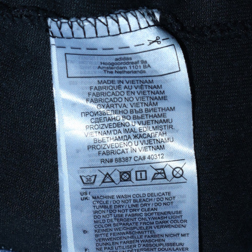 Adidas Women Black Velour Pullover Sweatshirt UK 20 Long Sleeve Crew Neck