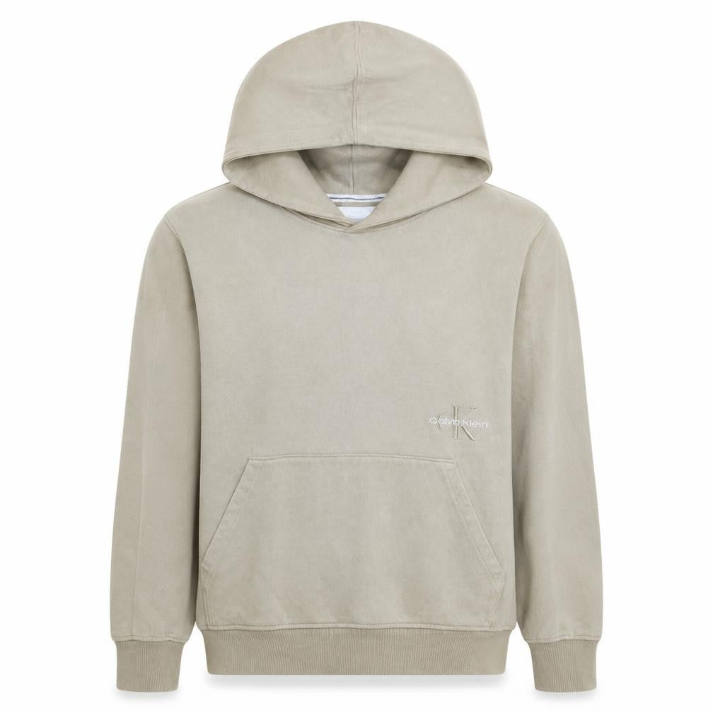 Calvin Klein Jeans Men's Beige Pullover Hoodie Size M