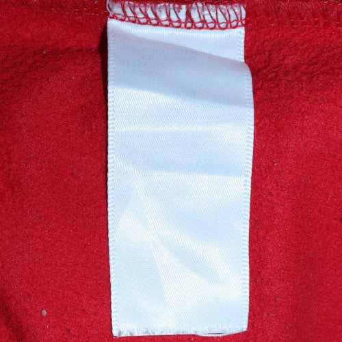 Tommy Hilfiger Men's Red 1/4 Zip Fleece Sweatshirt Size M