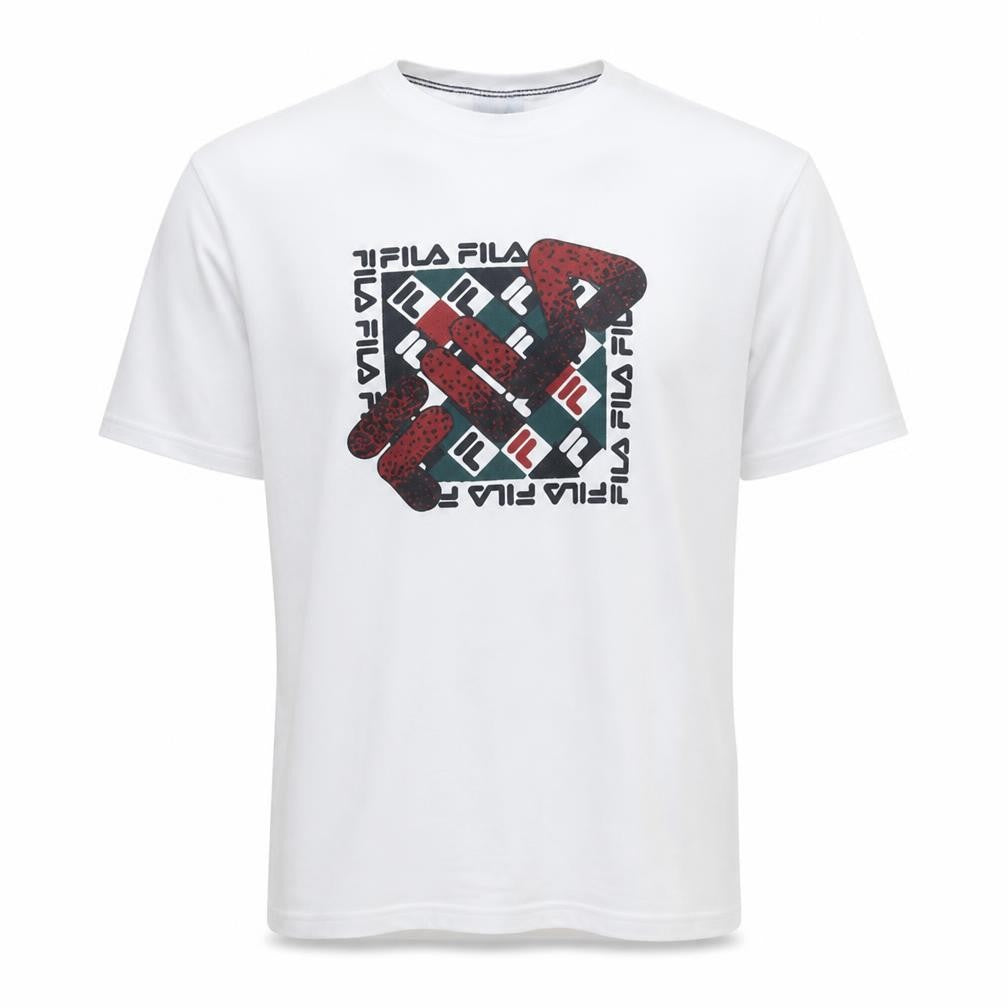 FILA Men’s White Limited Edition Logo T-Shirt Size L