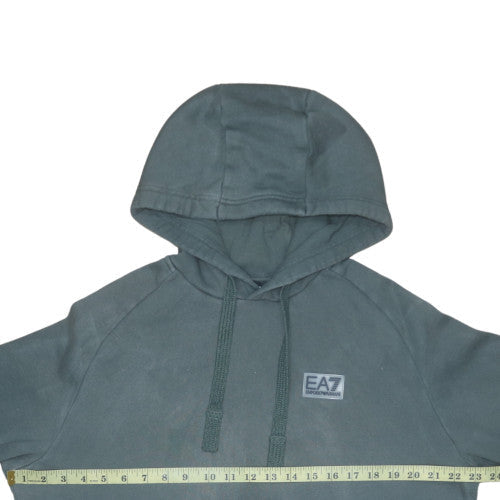 Emporio Armani EA7 Men's Green Pullover Hoodie M Regular Fit