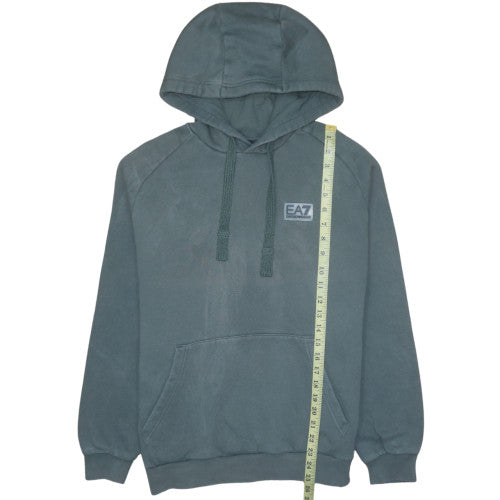 Emporio Armani EA7 Men's Green Pullover Hoodie M Regular Fit