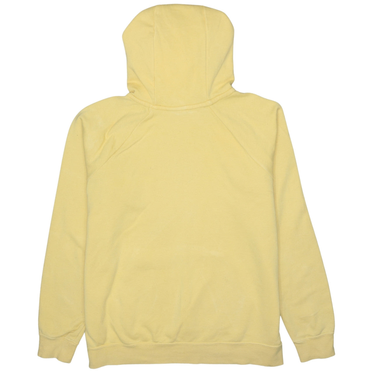 Nike Men’s Yellow Pullover Hoodie Large Fleece Logo Sweatshirt