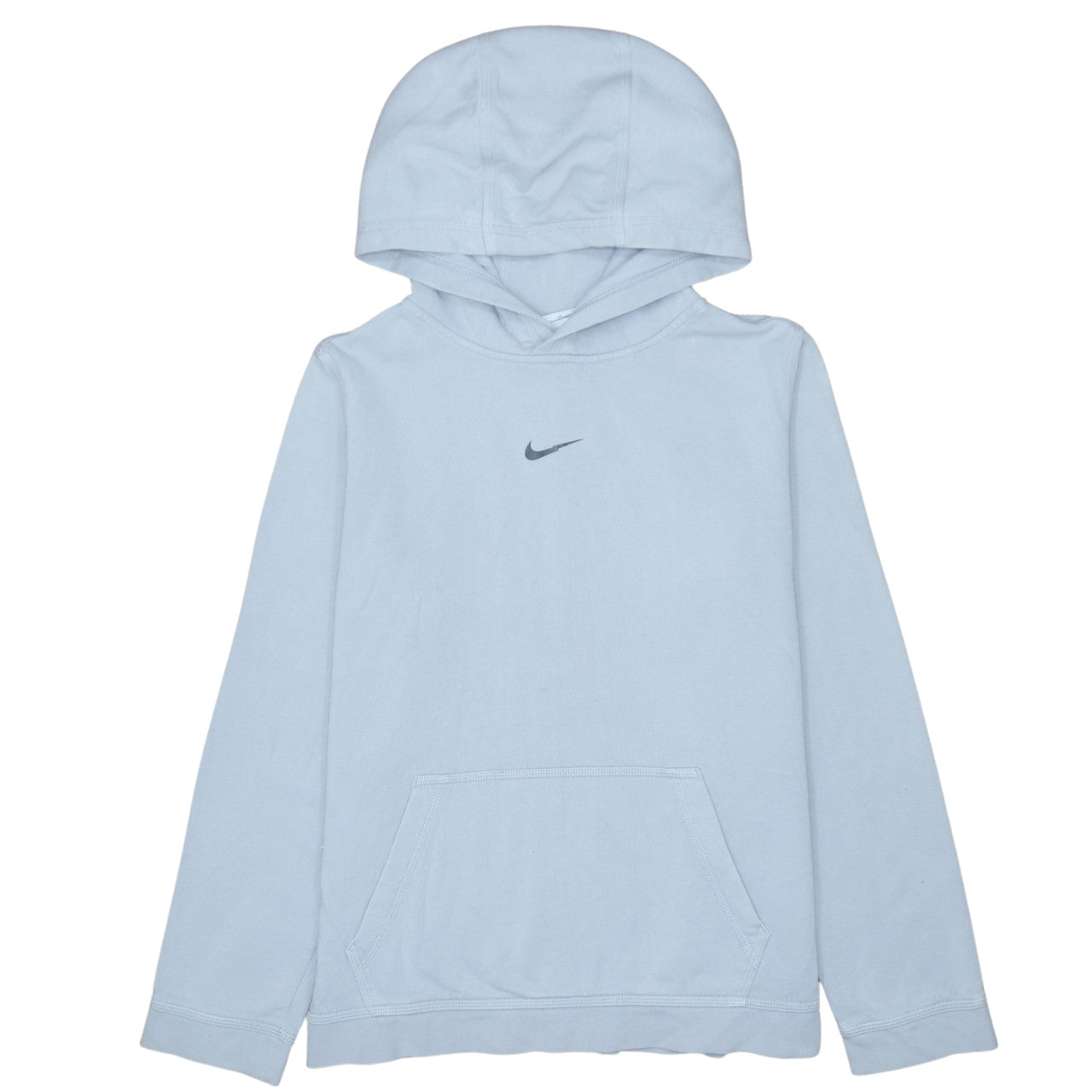Nike Teens Blue Pullover Hoodie XL Fleece Logo Sweatshirt