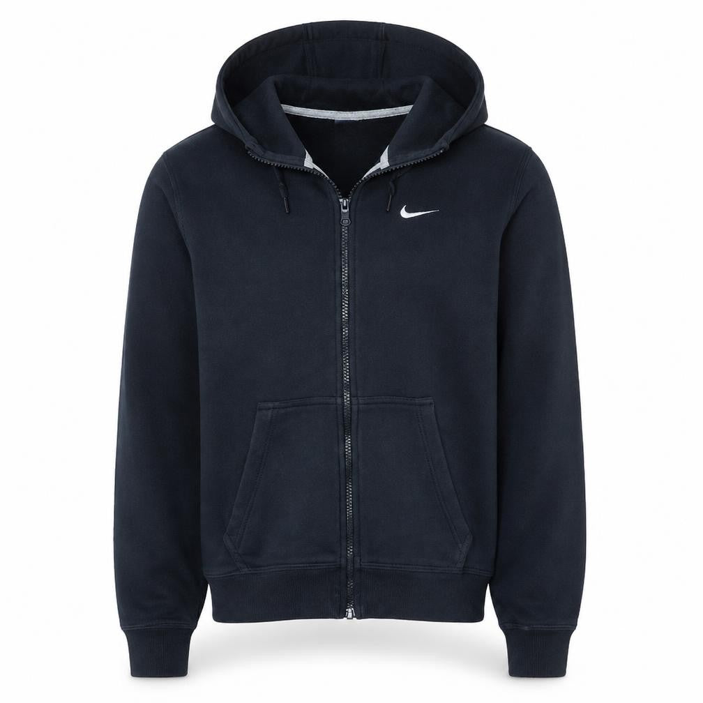 Nike Men's Black Full Zip Hoodie S Regular Fleece Sportswear