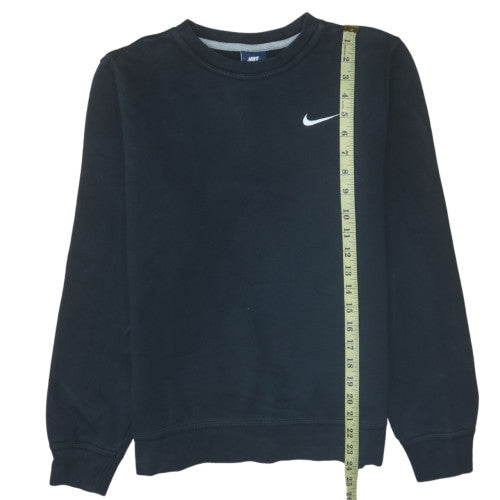 Nike Men's Black Small Crew Neck Pullover Sweatshirt