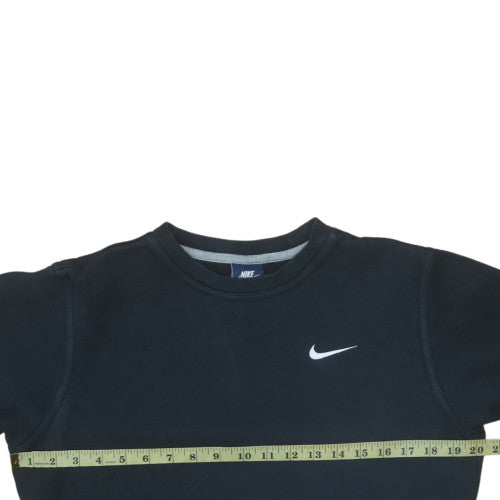 Nike Men's Black Small Crew Neck Pullover Sweatshirt