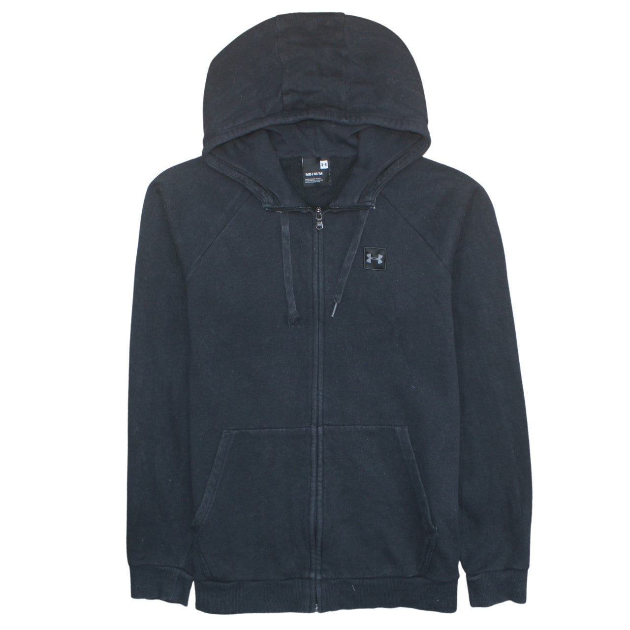 Under Armour Men's Black Full Zip Hoodie Size M Fleece