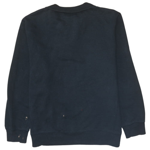 Nike Men's Black 1/4 Zip Fleece Sweatshirt L Regular Fit