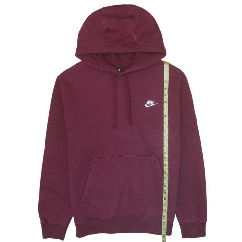 Nike Men's Red Pullover Hoodie Size M Fleece Sportswear