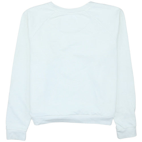Patagonia Men's White Organic Cotton Crew Neck Sweatshirt M