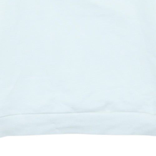 Patagonia Men's White Organic Cotton Crew Neck Sweatshirt M