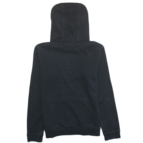 Nike Boys Black XL Pullover Hoodie with Logo Print