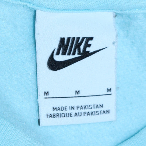 Nike Women Blue Crew Neck Pullover Sweatshirt M
