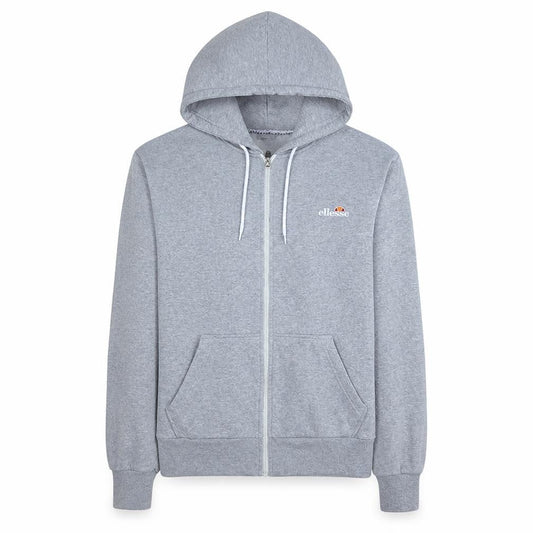 Ellesse Men's Grey Full Zip Hoodie Size S Hooded Sweatshirt
