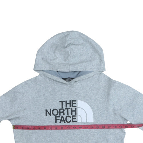 The North Face Boys Grey XL Pullover Hoodie with Logo Print
