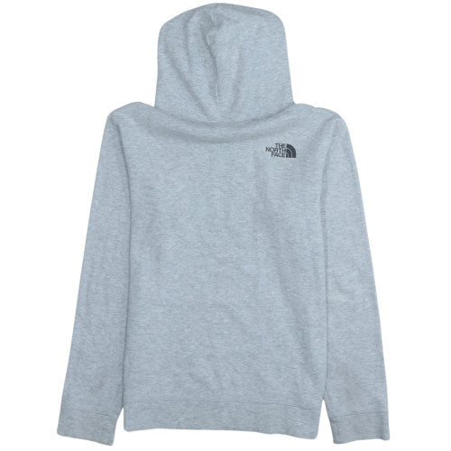 The North Face Boys Grey XL Pullover Hoodie with Logo Print