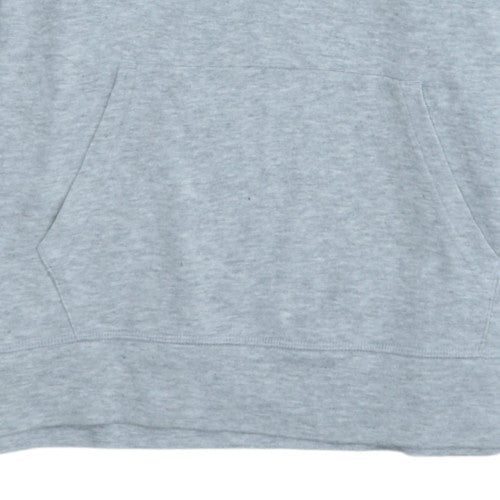 The North Face Boys Grey XL Pullover Hoodie with Logo Print