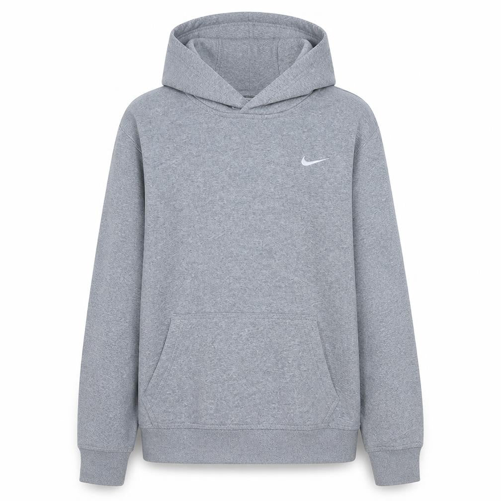 Nike Boys Grey Hooded Pullover Sweatshirt XL 13-15 Years Fleece Lined