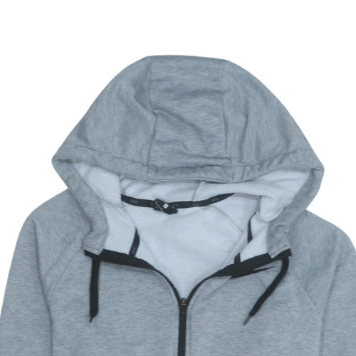 Nike Mens Grey Full Zip Hoodie Dri-FIT Sports Fleece Size S