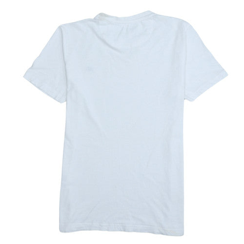 Champion Men's White Crew Neck Cotton Athletic T-Shirt Size M