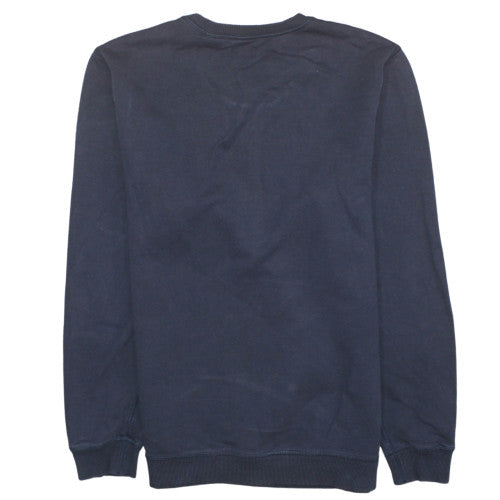 Diesel Mens Blue Cotton Crew Neck Pullover Sweatshirt L