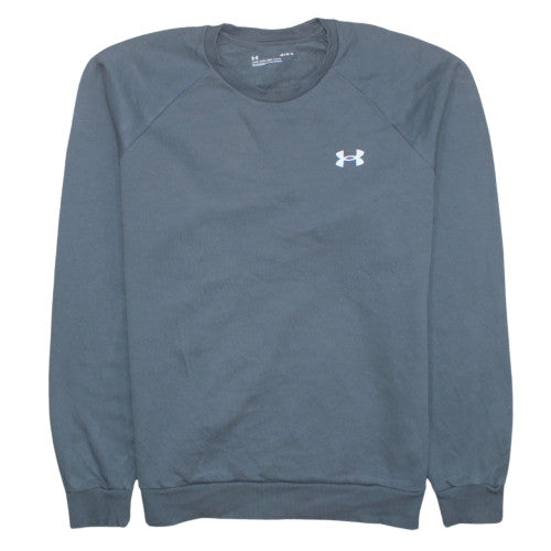 Under Armour Men's Grey Long Sleeve Pullover Sweatshirt L