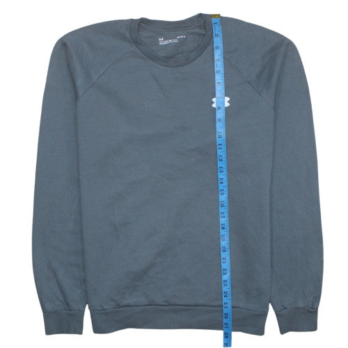 Under Armour Men's Grey Long Sleeve Pullover Sweatshirt L
