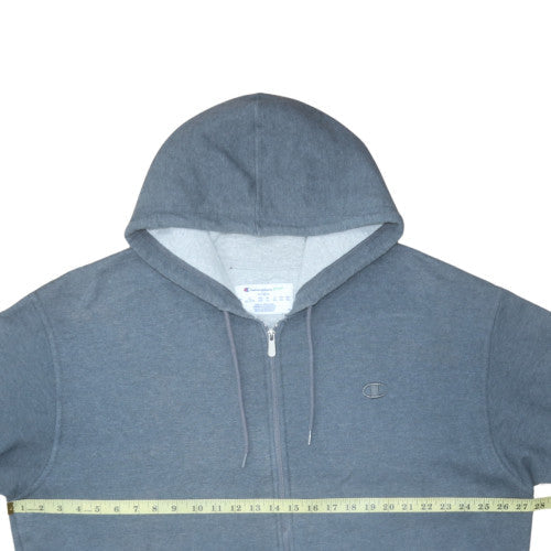 Champion Men’s Grey 2XL Full Zip Hoodie Sweatshirt
