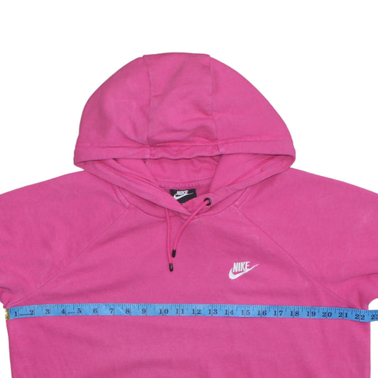 Nike Women’s Pink Pullover Hoodie Large Lined Casual Sportswear