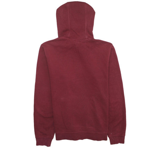 Nike Women's Burgundy Pullover Hoodie Sweatshirt Size M Cotton Blend