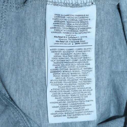 Nike Men's Grey Jogger Sweatpants S Regular Fit Activewear Trousers