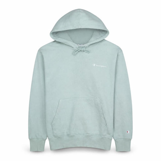 Champion Women’s Light Blue Pullover Hoodie Medium Cotton Blend