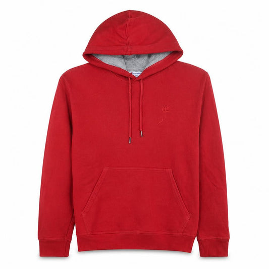 Champion Men's Red Pullover Hoodie M Classic Fleece Sweatshirt