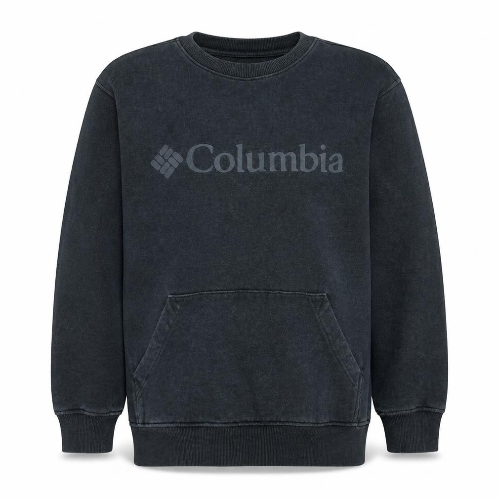 Columbia Men's Black Logo Crew Neck Fleece Sweatshirt M