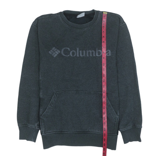 Columbia Men's Black Logo Crew Neck Fleece Sweatshirt M