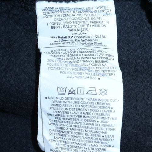 Nike Men's Black Graphic Logo Crew Neck Sweatshirt Size M