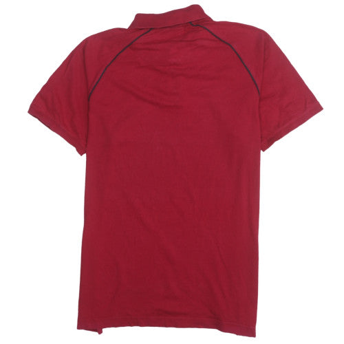 Nike Men's Red Short Sleeve Cotton Polo Shirt Size M