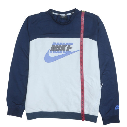 Nike Mens Blue Crew Neck Long Sleeve Sweatshirt XL