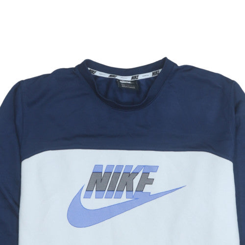 Nike Mens Blue Crew Neck Long Sleeve Sweatshirt XL