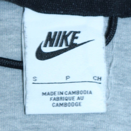 Nike Men's Grey Full Zip Hoodie Small Athletic Fit