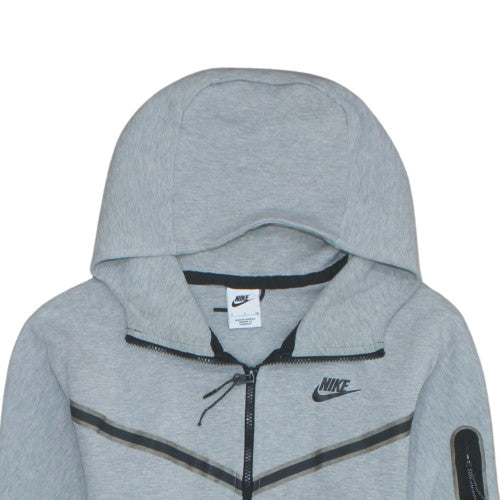Nike Men's Grey Full Zip Hoodie Small Athletic Fit