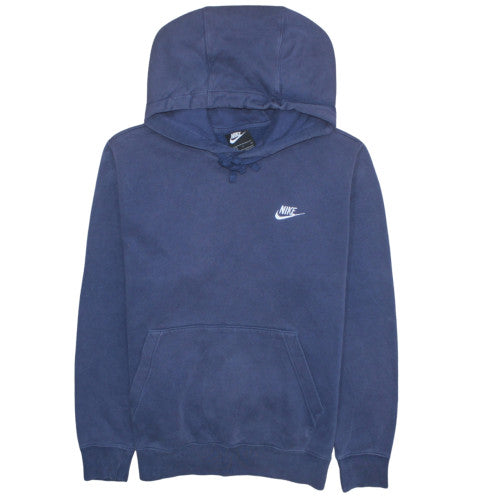 Nike Men's Blue Pullover Hoodie Small Regular Fit Fleece