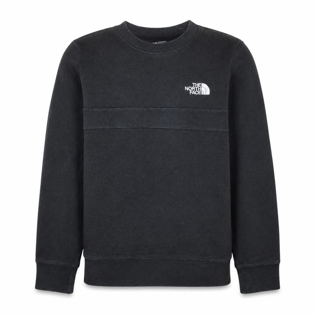 The North Face Boys Black XL Crew Neck Pullover Sweatshirt Cotton Blend